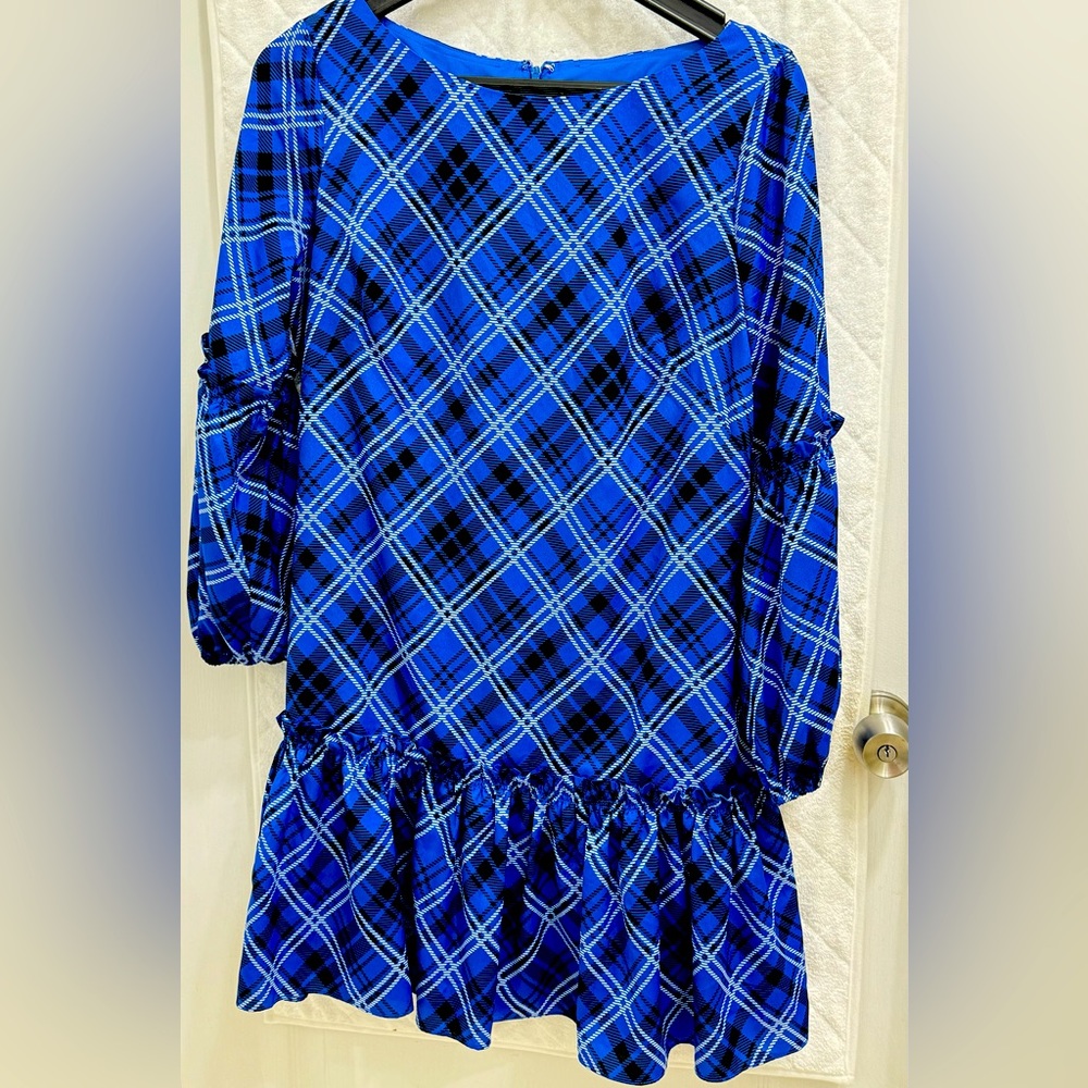 Gorgeous vibrant blue dress by Eliza J